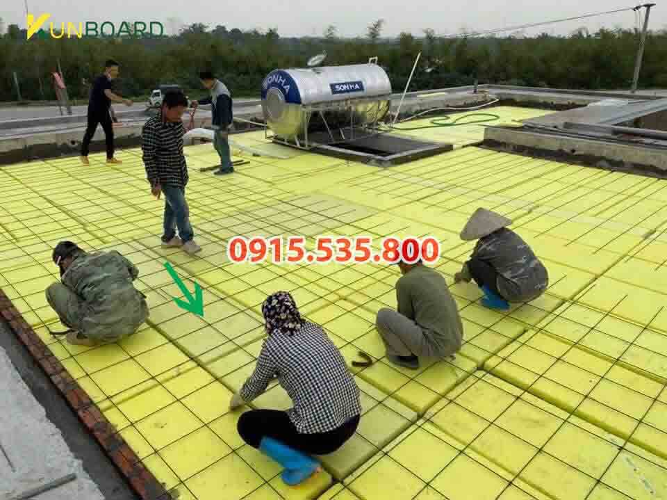 Chống nóng cách nhiệt sàn mái, mái tôn, mái nhà xưởng, mái bê tông Chống nóng cách nhiệt sàn mái, mái tôn, mái nhà xưởng, mái bê tông