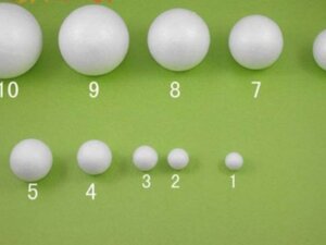 Hạt xốp EPS có rất nhiều kích thước khác nhau