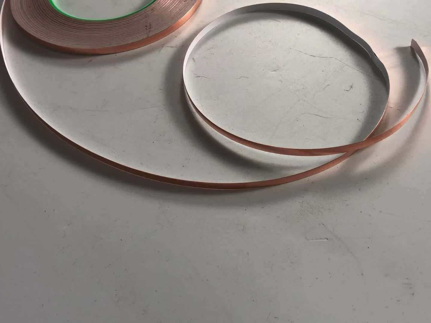 Cuộn Băng đồng tiếp địa 10mm thi công sàn chống tĩnh điện 10 Băng đồng tiếp địa tiếp địa bằng đồng đỏ dẻo dai, có khả năng chịu lực, chống gỉ