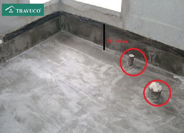 Chống thấm nhà vệ sinh 4 Các vị trí cần lưu ý khi thi công sàn nhà vệ sinh