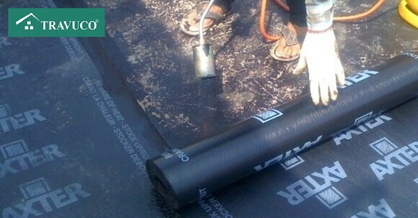 Chống thấm nhà vệ sinh 7 Thi công trải màng chống thấm nhà vệ sinh khò nhiệt