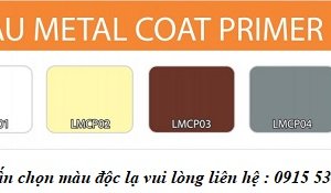 bảng màu sơn lót Metal coat Primer