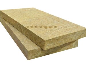 Bông khoáng Rock wool dày 50mm dạng tấm tỷ trọng 100kg/m3