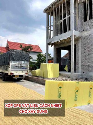Độ dày xốp XPS 50mm là đủ để chống nóng sàn mái bê tông