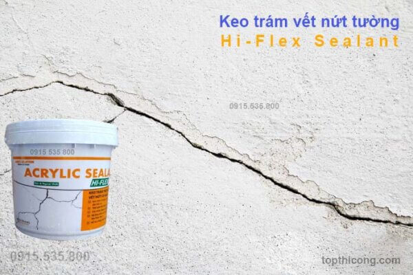 Cách khắc phục hiện tượng nứt tường bằng Silicon xử lý vết nứt tường Cách khắc phục hiện tượng nứt tường bằng Silicon xử lý vết nứt tường