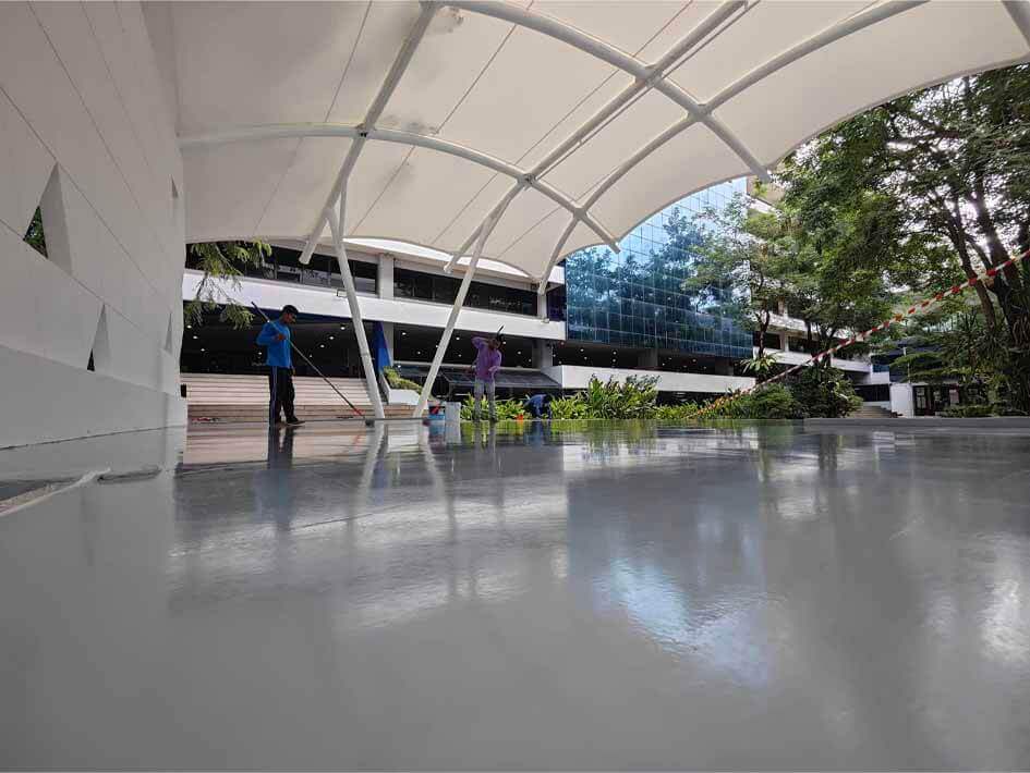 Địa chỉ đội thi công Sơn sàn bê tông epoxy