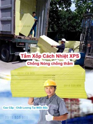Tấm xốp XPS là 1 loại vật liệu cách nhiệt chất lượng ISO