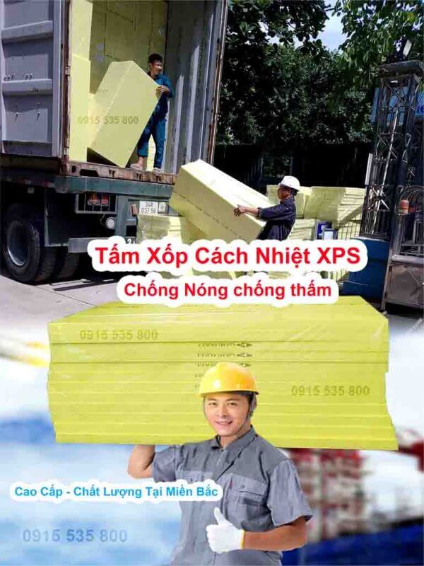 Tấm xốp XPS là 1 loại vật liệu cách nhiệt chất lượng ISO