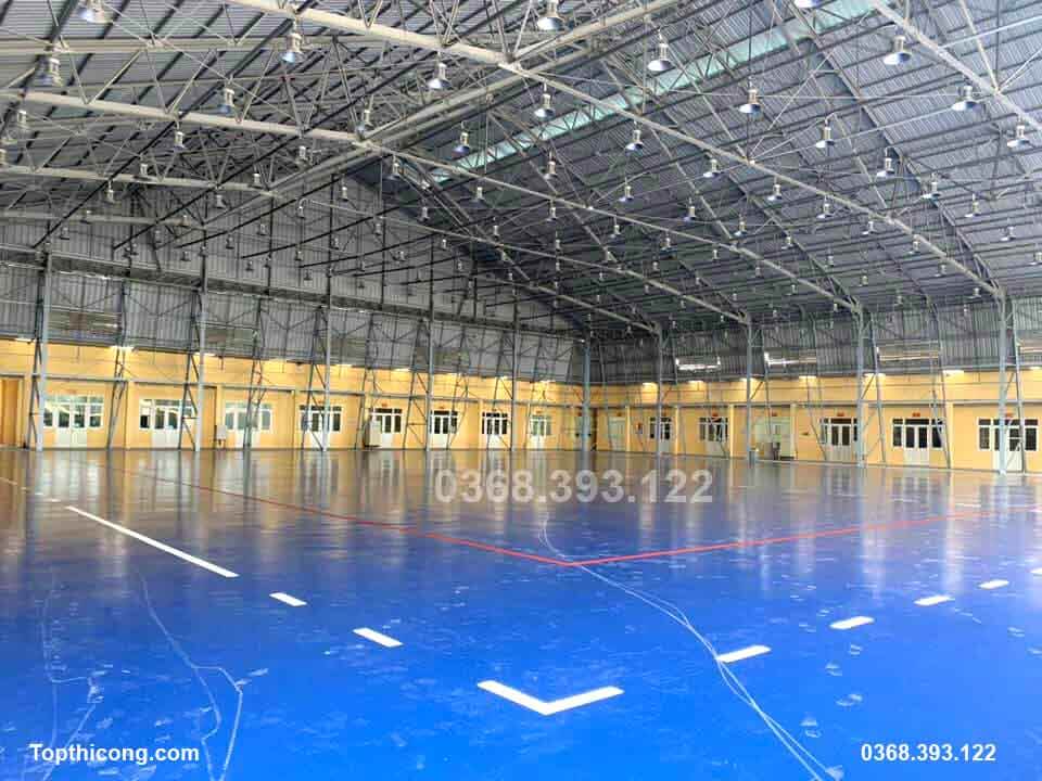 Quy trình thi công sơn nền epoxy nhà xưởng
