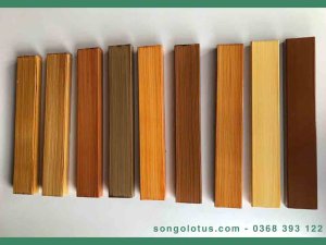Pha màu sơn giả gỗ trên vật liệu kim loại sắt thép