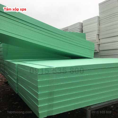 tấm Xốp XPS Trung Quốc màu xanh lá