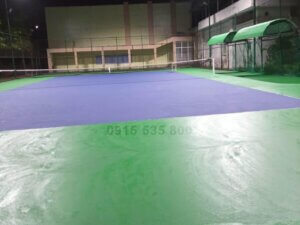 Sơn epoxy sân cầu lông và sân thể thao
