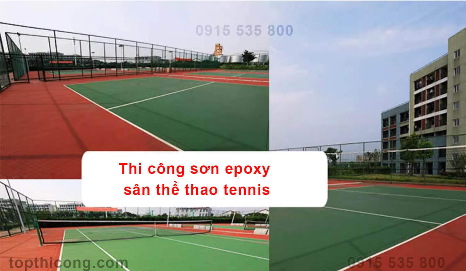 Yêu cầu khi thi công sơn epoxy nền bê tông sân thể thao