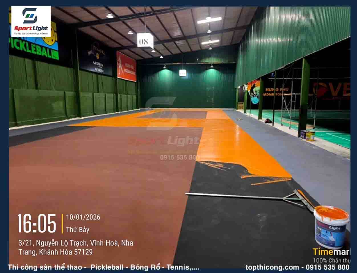 đơn vị uy tín như trọn gói Thi công sân Pickleball
