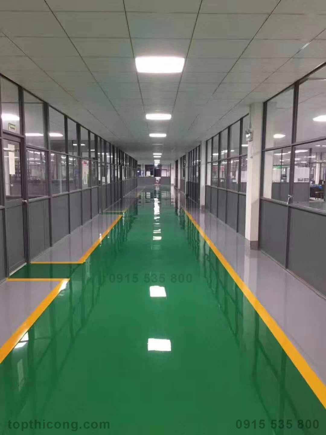 Báo Giá Thi Công Sơn Nền Epoxy
