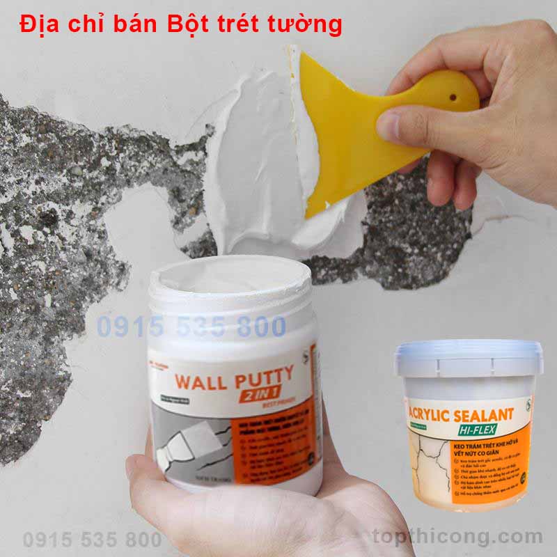 Địa chỉ bán bột trét tường