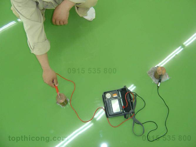 Sơn Epoxy tự san phẳng chống tĩnh điện