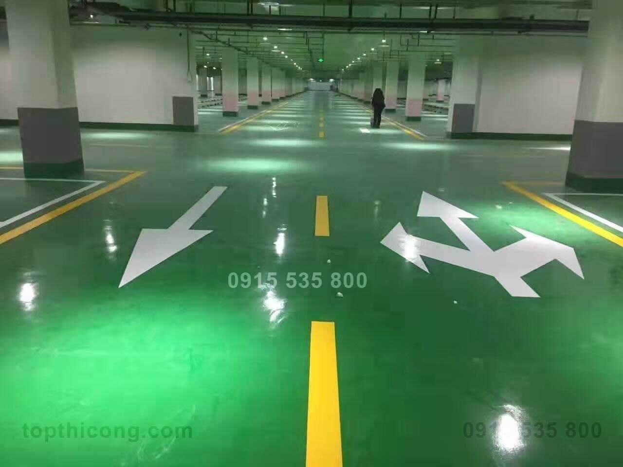 Sơn epoxy là gì cho sàn bê tông thi công giá bao nhiêu