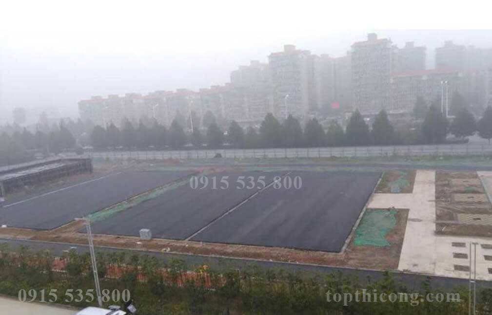 Thi công nền sân tennis bê tông và bê tông nhựa Asfalt