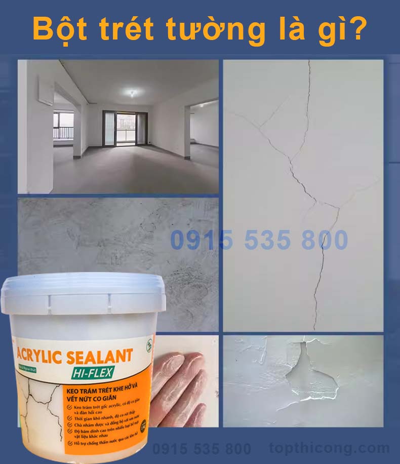 Ưu điểm ứng dụng bột trét tường khi sơn