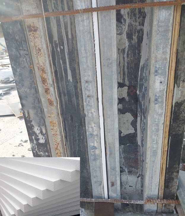 Xốp chèn khe bê tông bằng xốp EPS cách nhiệt