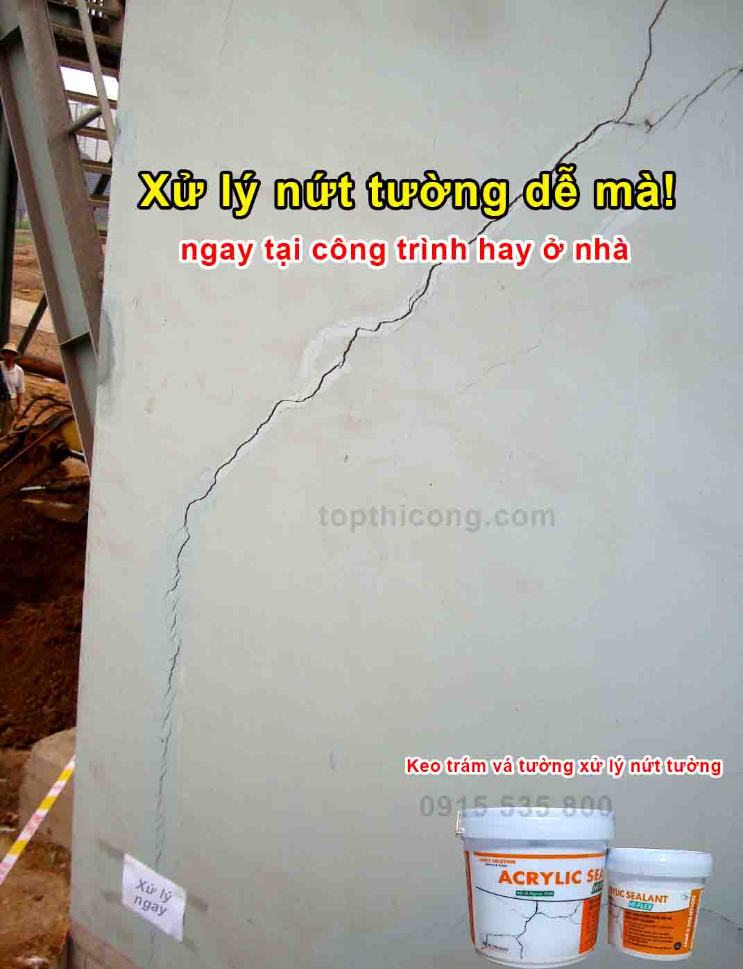 Địa chỉ mua keo vá tường nứt
