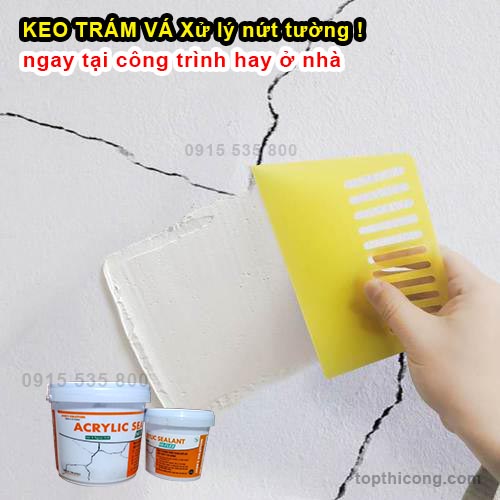 Hướng dẫn nhanh Xử lý nứt tường tại công trình hay ở nhà đơn giản