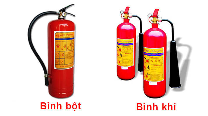Hướng dẫn sử dụng bình chữa cháy bình bột và bình khí Hướng dẫn sử dụng bình chữa cháy bình bột và bình khí