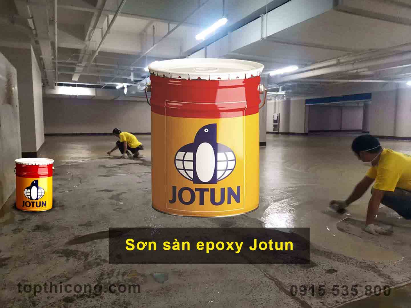Sơn sàn epoxy phổ biến Sơn epoxy Jotun