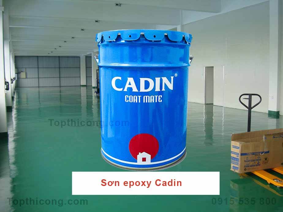 Sơn sàn epoxy phổ biến Cadin