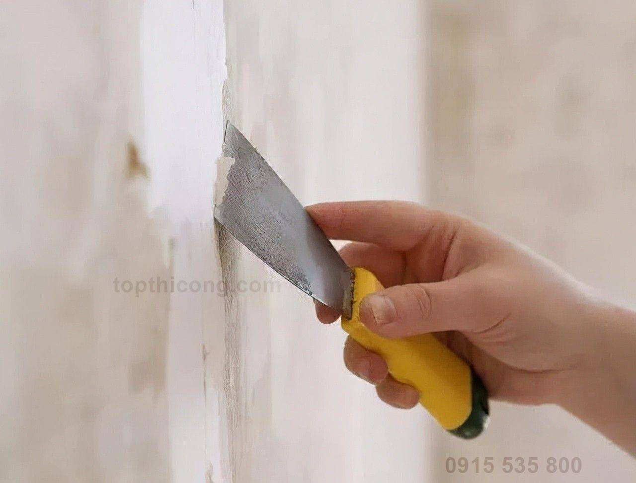 Các phương pháp xử lý vết nứt tường khác nhau