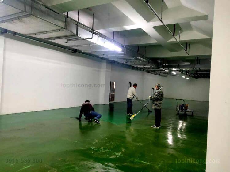 Công ty thi công sơn epoxy chuyên nghiệp tầng hầm