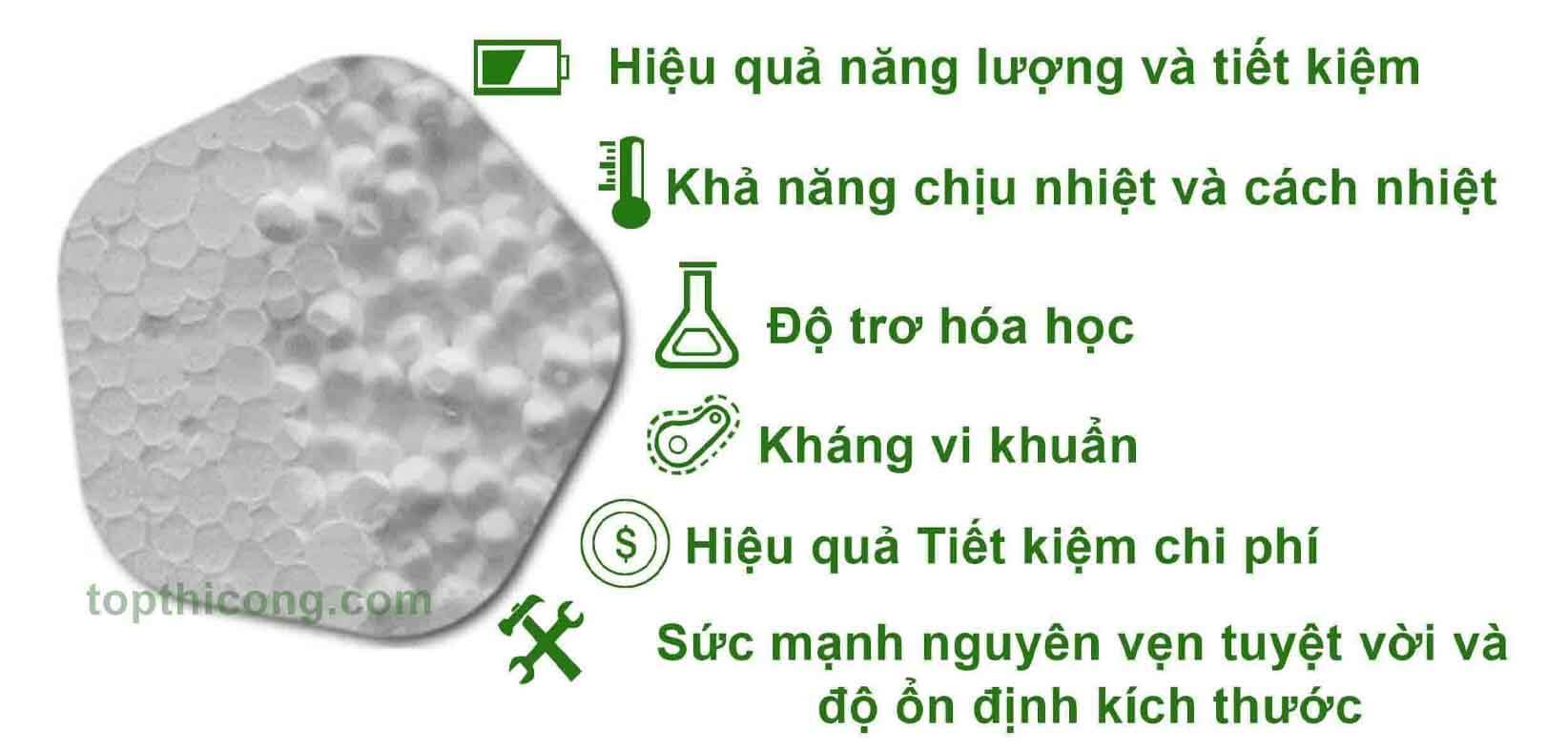 Lợi ích của bọt hạt xốp eps là gì?
