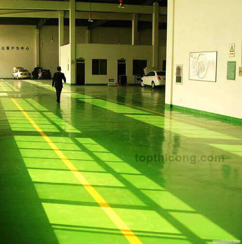 Sơn epoxy cho sàn bê tông và sân thể thao? Sơn epoxy thường được sử dụng Sơn epoxy cho sàn bê tông và sân thể thao?