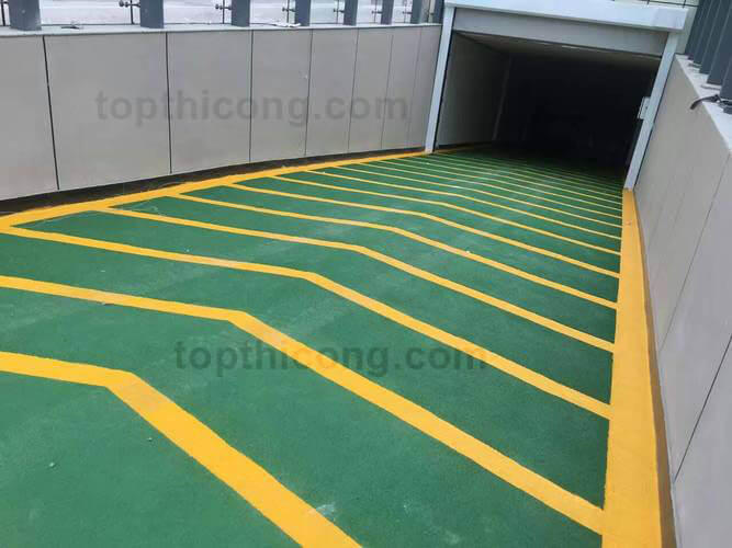 Sơn sàn epoxy cho tầng hầm gửi xe Sơn sàn epoxy cho tầng hầm gửi xe
