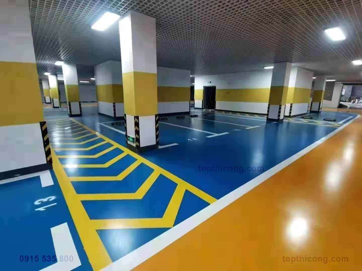 Tầm quan trọng của sơn sàn tầng hầm nhà gara