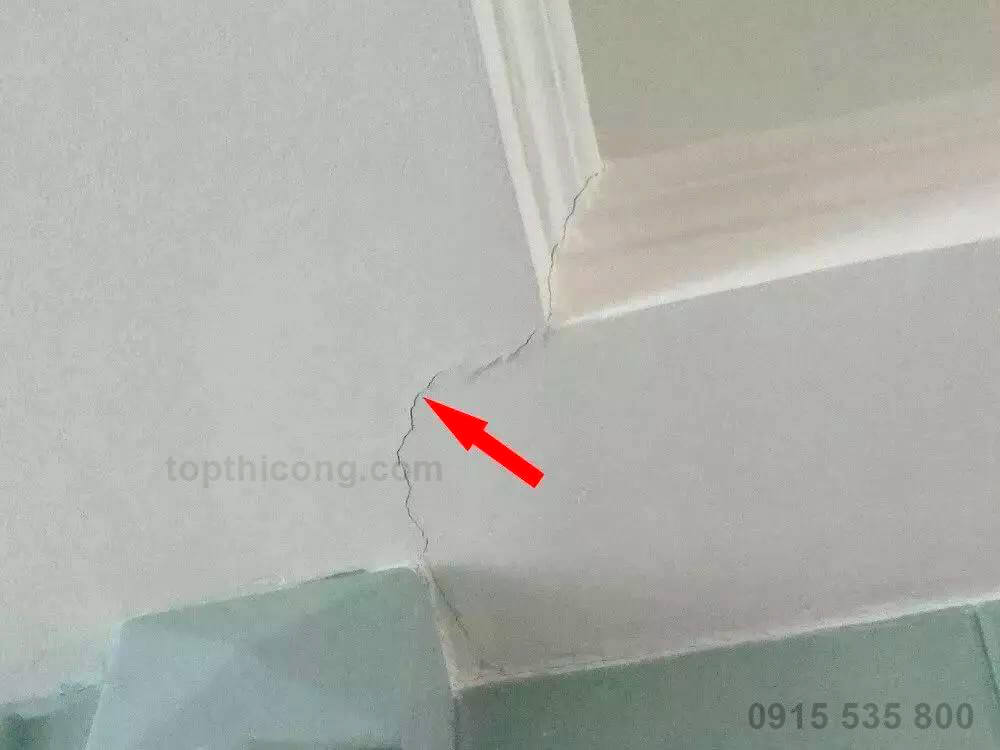 Vết nứt trên lớp trát thạch cao