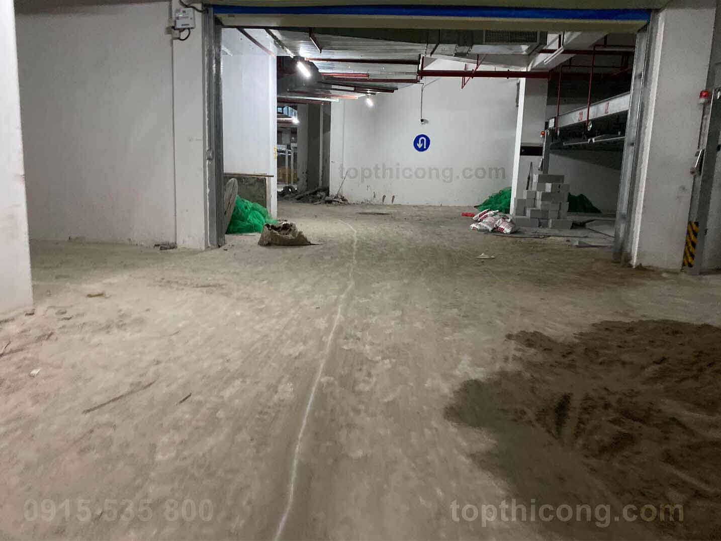 sàn đã dùng lâu bị hư hỏng cần phải bả vá tăng cứng lại