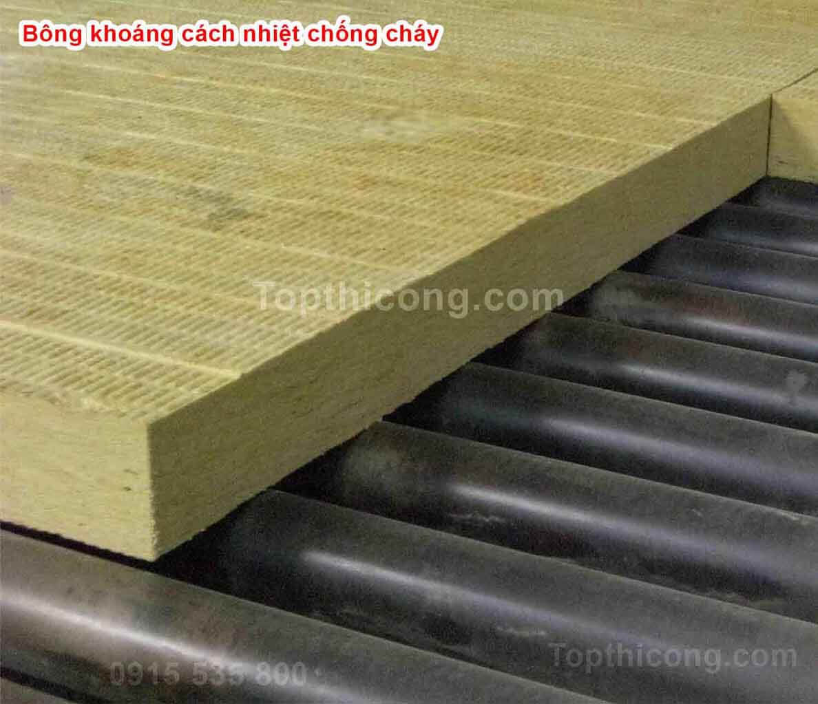 Bông khoáng vật liệu cách nhiệt