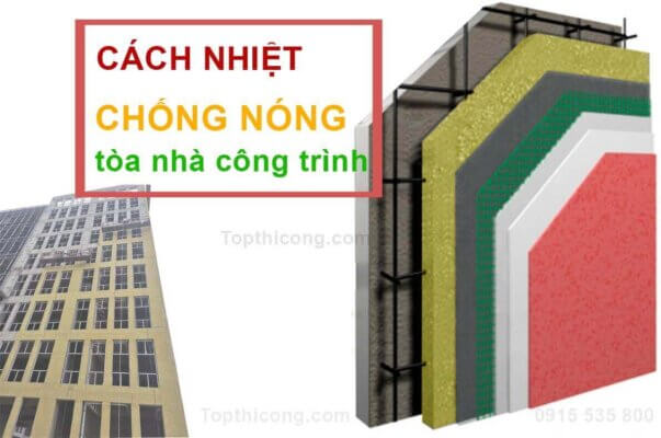 Cách nhiệt chống nóng tòa nhà công trình