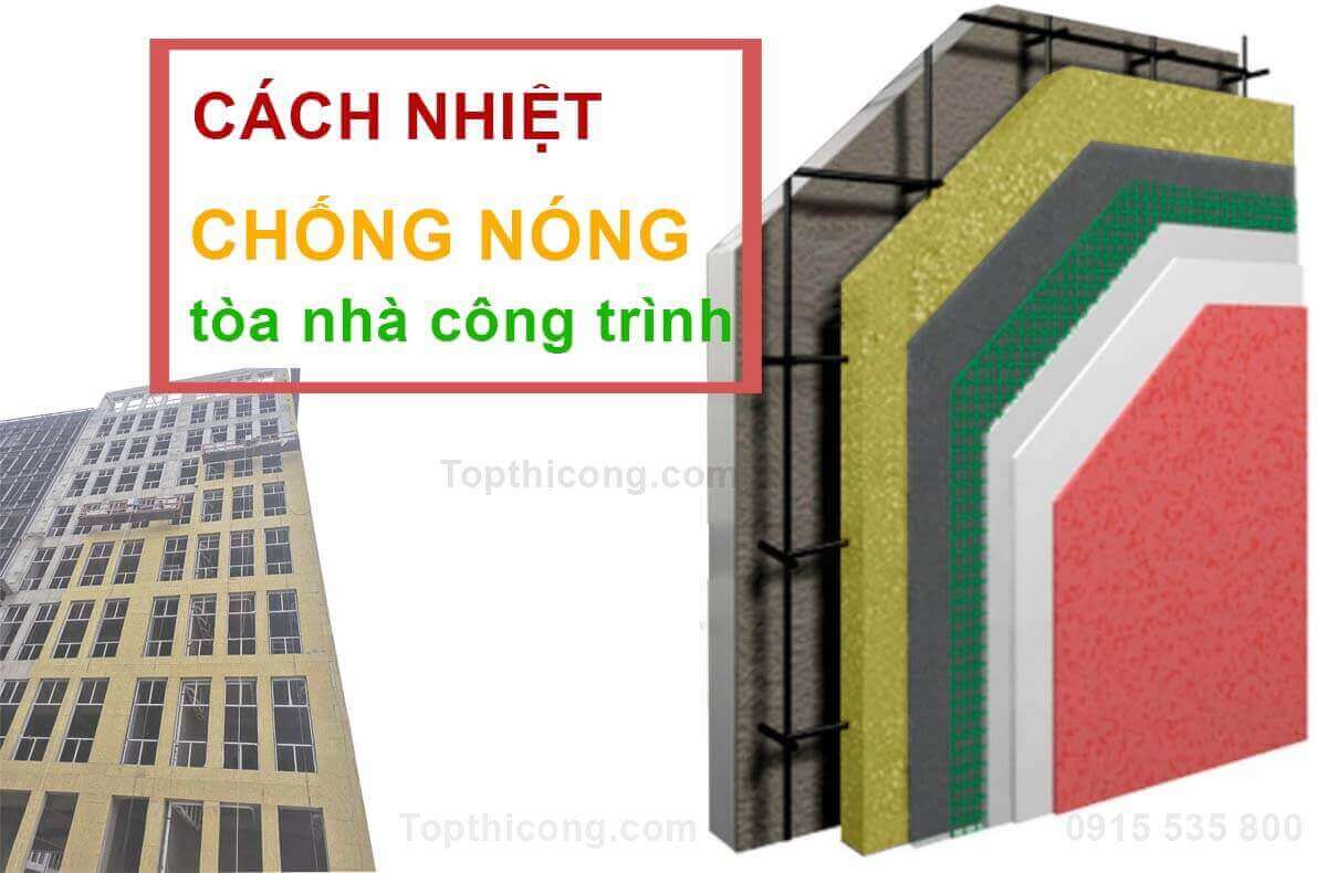 Cách nhiệt chống nóng tòa nhà công trình