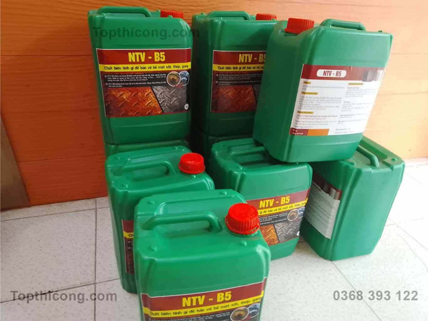 Dung Dịch Tẩy Rỉ Sét Kim Loại NBV B5