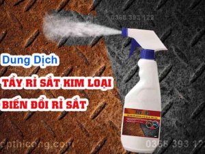Dung dịch chất tẩy rỉ sét kim loại chất chống gỉ NTV 05