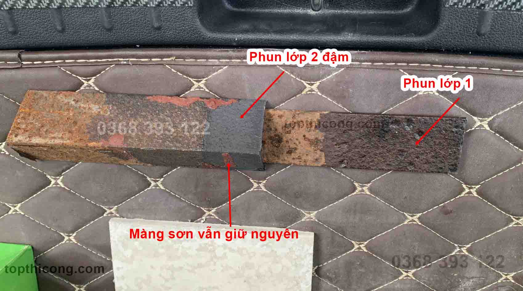 Phun quét dễ dàng đơn giả làm biến đổi gỉ sét