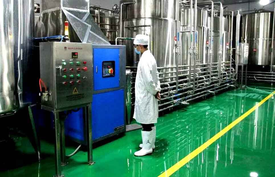 Sàn nhà thông thường trong nhà máy sữa