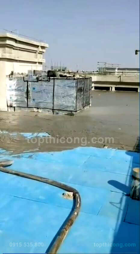 Xốp Cách Nhiệt Sàn Bê Tông Trước Khi Đổ xi măng