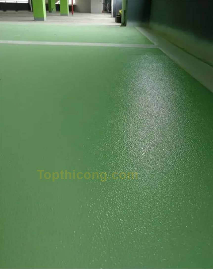 Chi tiết thi công Sơn sàn epoxy Chi tiết thi công Sơn sàn epoxy