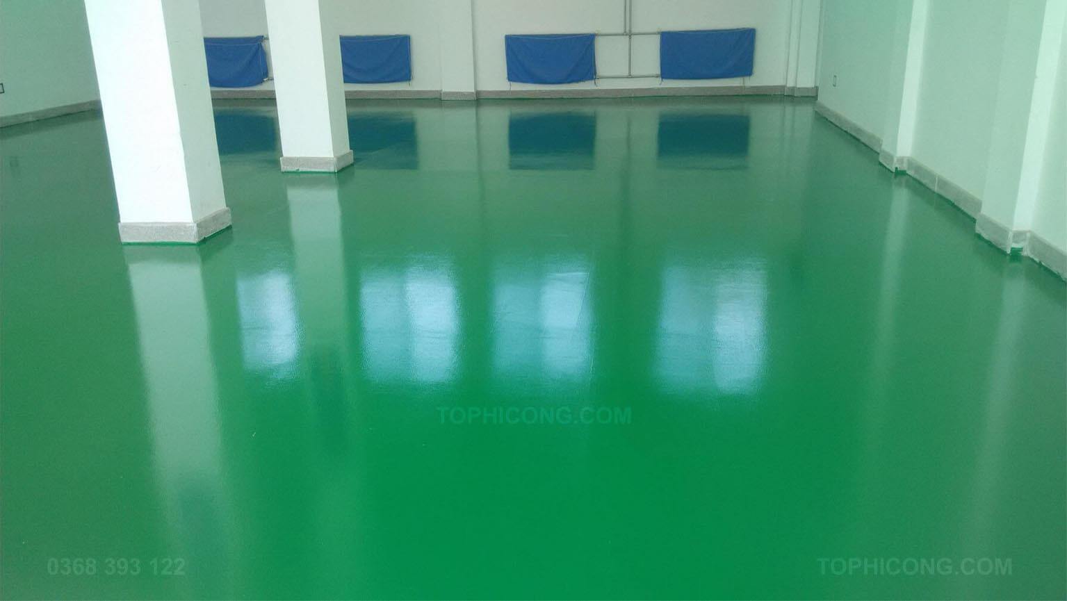 Lấy thi công sàn epoxy gốc nước làm ví dụ