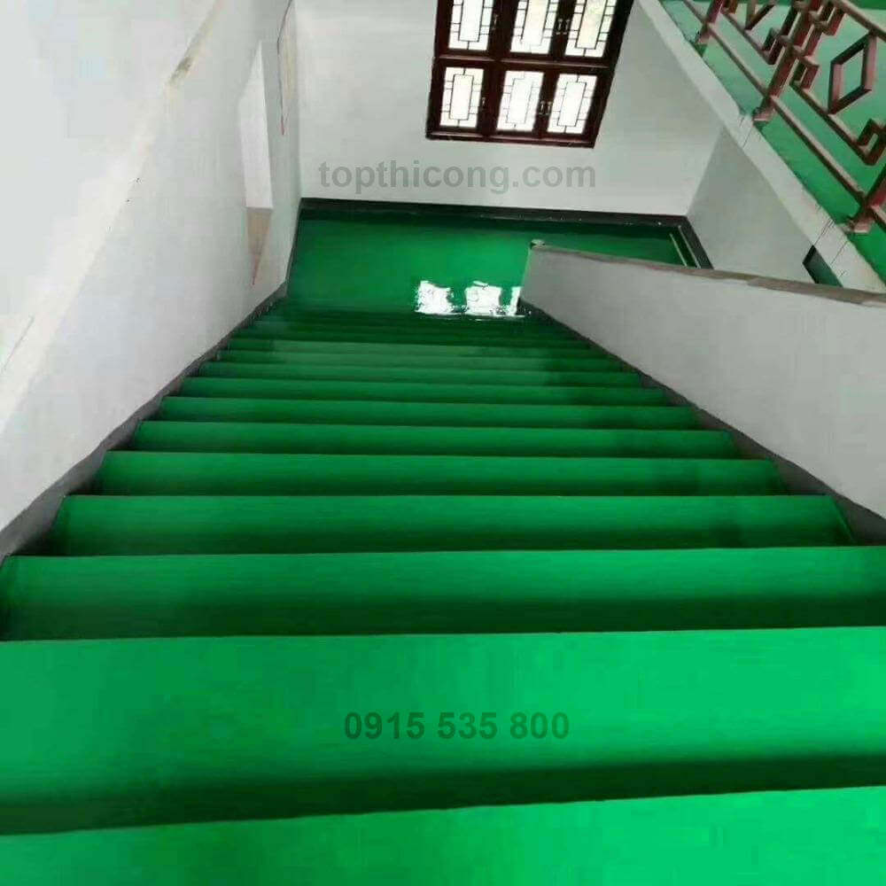 Sơn epoxy bậc cầu thang Rẻ - Bền - Đẹp