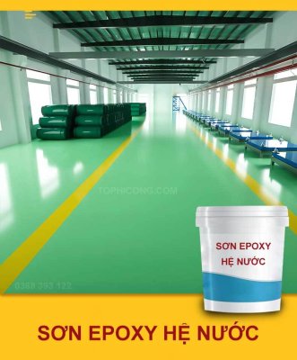 Sơn epoxy gốc nước là gì? thi công sơn sàn epoxy 2024